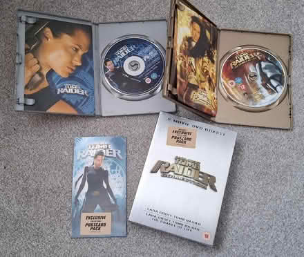 Photo of free Tomb Raider 2-movie boxset (Boughton Monchelsea ME17) #3