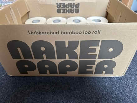 Photo of free Naked Paper toilet roll x 12 rolls (EH14 Juniper Green) #1
