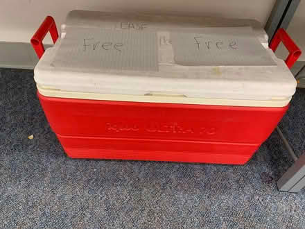 Photo of free large cooler with broken hinges (Lafayette) #1