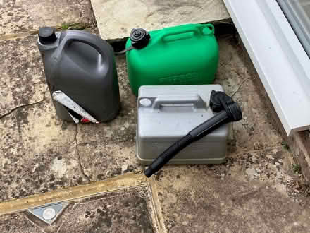 Photo of free 5l plastic petrol can (Haywards Heath/ Lindfield) #1