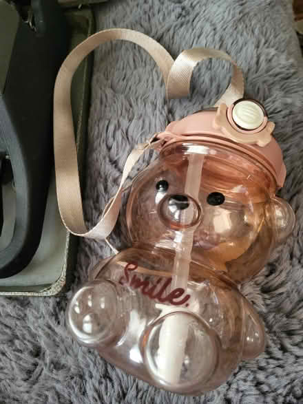 Photo of free Teddy Bear Water Bottle (Near Downtown Ypsilanti) #1