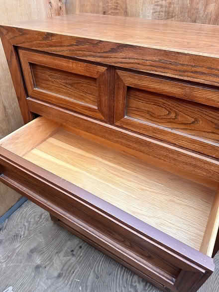 Photo of free Tall wood dresser (Woodridge) #3