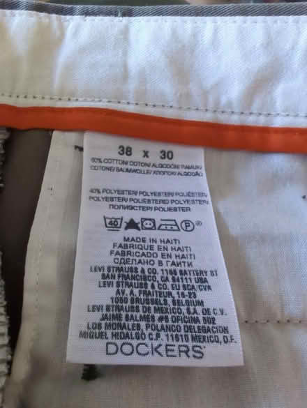 Photo of free Men's pleated slacks (Richmond Highway corridor) #3