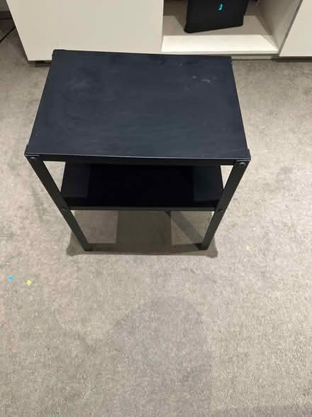 Photo of free Black metal side table (CR2) #3