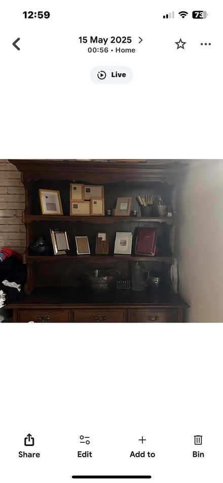 Photo of free Mahogany dresser antique (croydon) #1