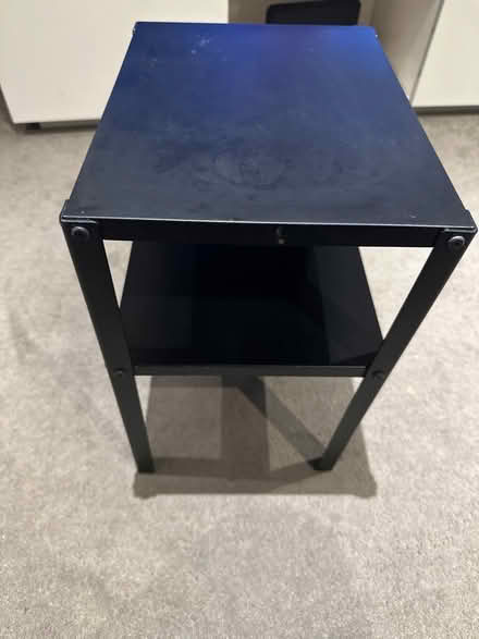 Photo of free Black metal side table (CR2) #2