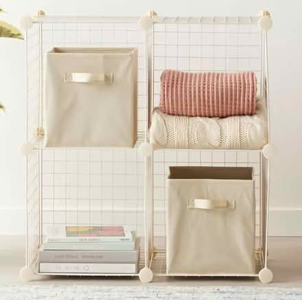 Photo of free Cube Wire Storage Shelves white (Chadwell Heath) #4