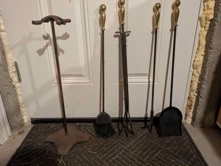 Photo of free Fire Pit/Place tools & Stand (Pawtucketville / Lowell) #2