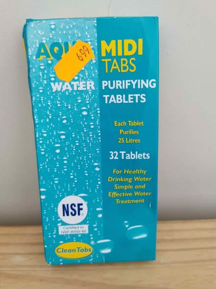 Photo of free Water Purifying Tabs (Bowston LA8) #1