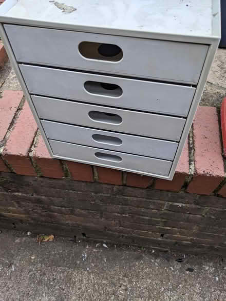 Photo of free Small plastic filing drawers (Throop) #2