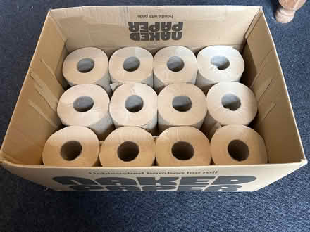 Photo of free Naked Paper toilet roll x 12 rolls (EH14 Juniper Green) #2