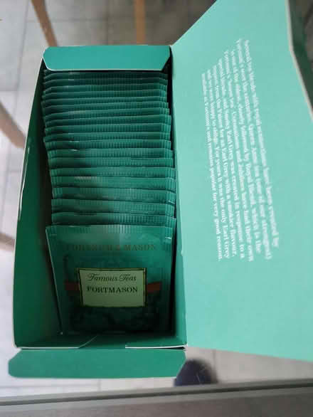 Photo of free Fortnam and mason tea bags (Roffey) #2