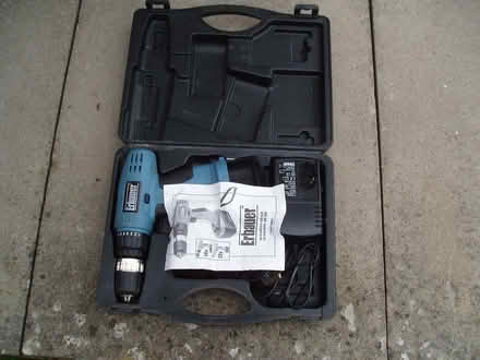 Photo of free Erbauer 18v 1.9Ah Combi Drill with Charger, Manual & Battery (Yateley GU46) #3