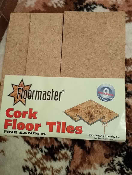 Photo of free Cork floor tiles x 7 (Hutton CM13) #1