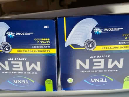 Photo of free 2 packs Tena for Men level2 unopened (Hoddesdon EN11) #2
