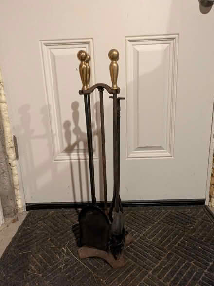 Photo of free Fire Pit/Place tools & Stand (Pawtucketville / Lowell) #1