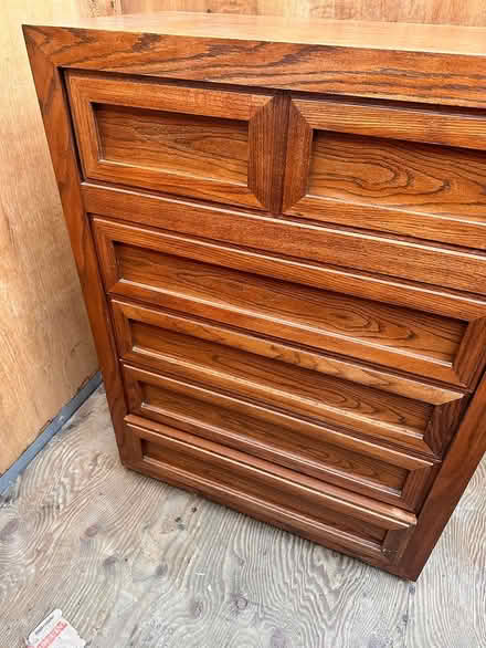 Photo of free Tall wood dresser (Woodridge) #1