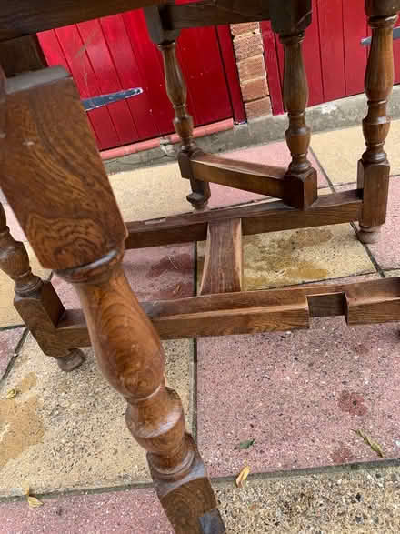 Photo of free Solid oak drop leaf table (Northwood HA6) #3
