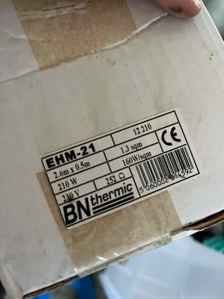 Photo of free Under floor heating mesh - small room (Shoreham-by-Sea BN43) #1