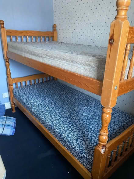 Photo of free solid pine bunk beds (frenchwood preston PR1) #1