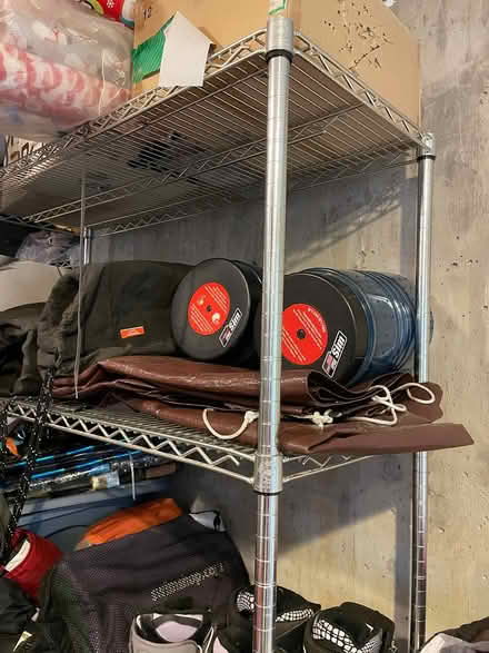 Photo of free Metal things for back of shelves (Washington Park) #2