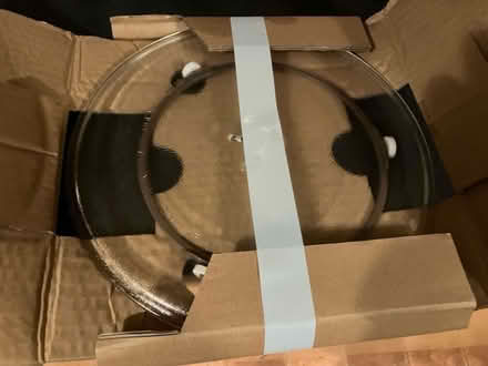 Photo of free New microwave glass plate on wheels (ME1) #1