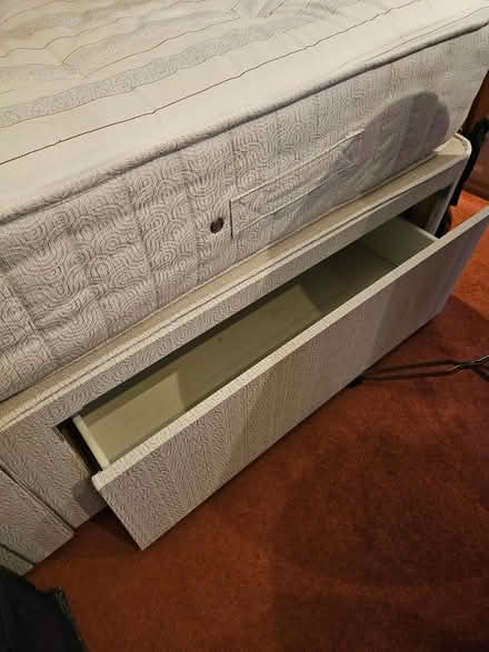 Photo of free Double bed - base and mattress (Baildon BD17) #1