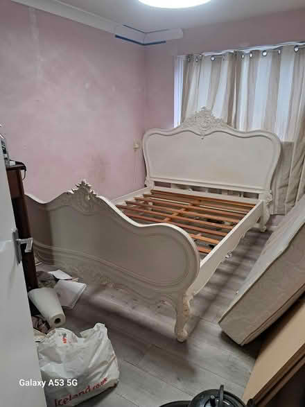 Photo of free Beautiful King size bed frame (CR0) #1