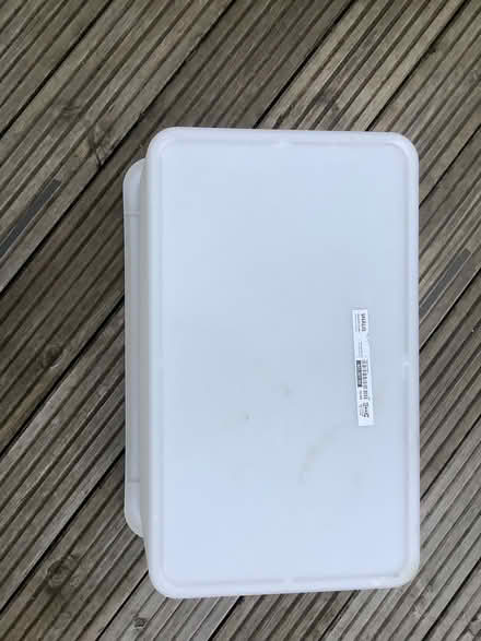 Photo of free IKEA White storage box (Overslade CV22) #2