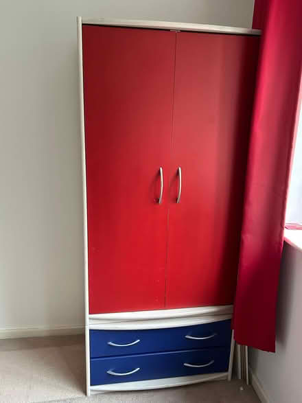 Photo of free Kids wardrobe and draw unit (B92 Hampton in Arden) #1