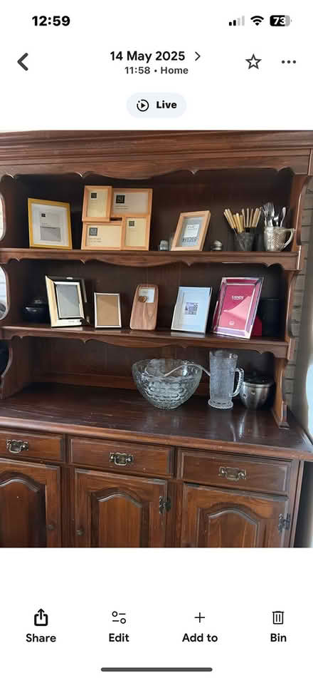 Photo of free Mahogany dresser antique (croydon) #3