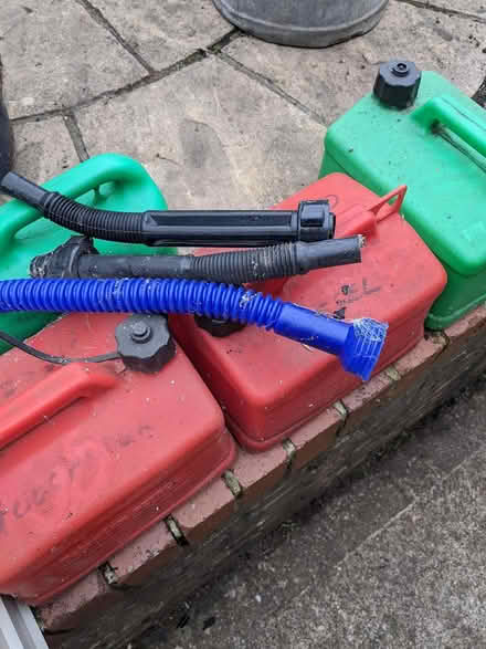 Photo of free Petrol and diesel cans (Throop) #1