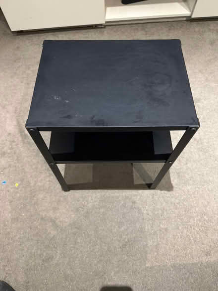 Photo of free Black metal side table (CR2) #1