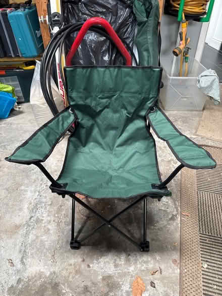 Photo of free Kids green folding camping chair (Kings Park, FK8 2HY) #1