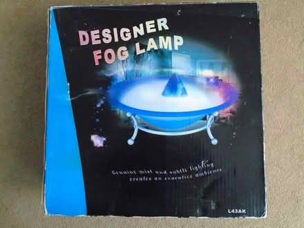 Photo of free Table Top Blue 'fog' Lamp (Tilehurst (RG31)) #1