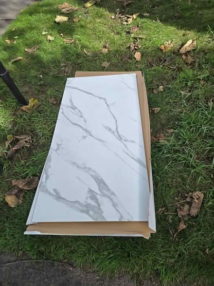 Photo of free 1 Large floor tile, marble look (Oakwood village) #1