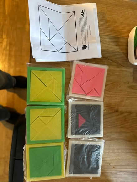 Photo of free 3D printed Tangram puzzles (North San Leandro) #1