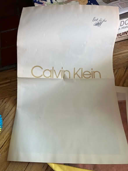 Photo of free Calvin Klein autographs (Springfield, Delco) #1