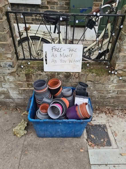 Photo of free Plastic plant pots (Bermondsey SE1) #1