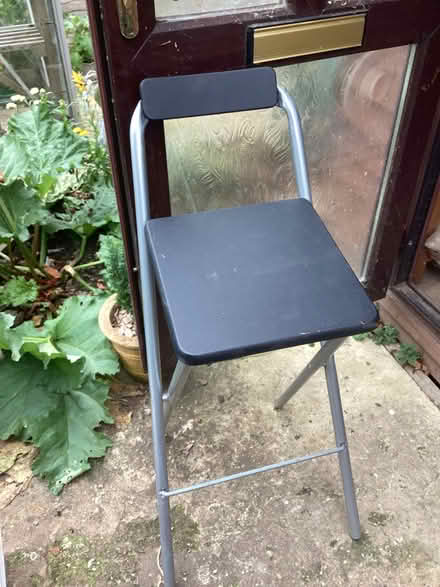 Photo of free Breakfast bar fold up chair. (Uley GL11) #1