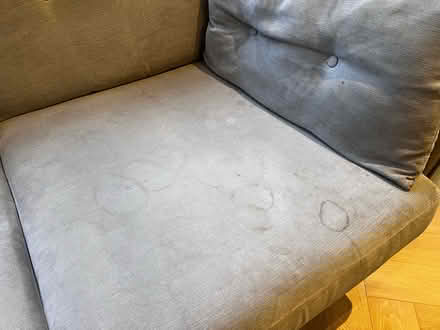 Photo of free Grey two seater sofa (North Dulwich SE24) #2