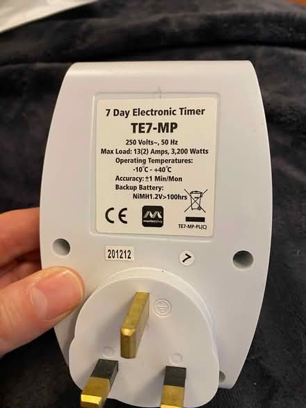 Photo of free 7 day electronic timer (Horsham) #2