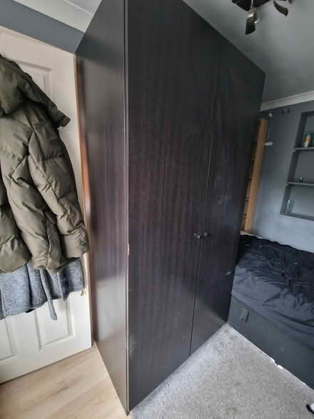 Photo of free Large black Ikea wardrobe (Cheshunt EN8) #1