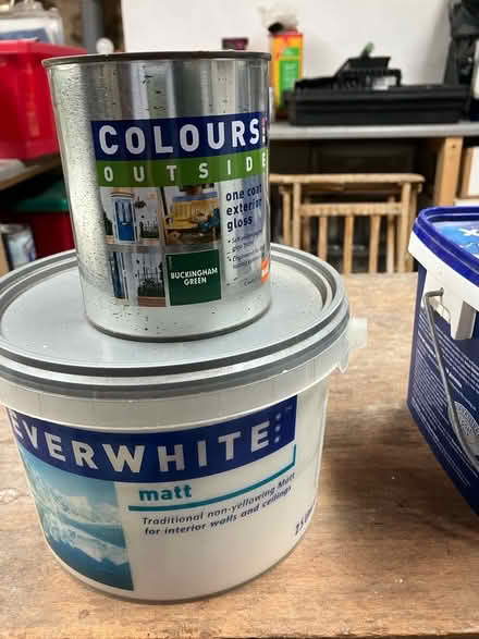 Photo of free Various paint, part pots (Almondbank PH1) #2