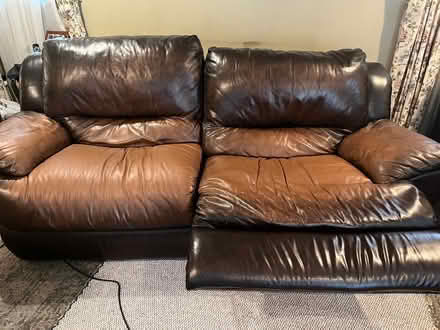 Photo of free Sofa-double recliner (Morrisville, PA) #1