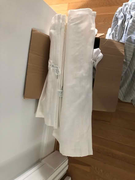 Photo of free 2 roman shades with hardware (Chevy Chase DC) #1