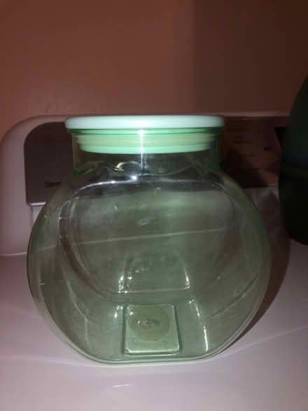 Photo of free Teal clear plastic container (South Loop) #1