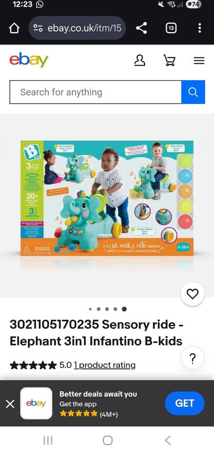 Photo of free Sit on toy (Scotstoun, Glasgow) #2