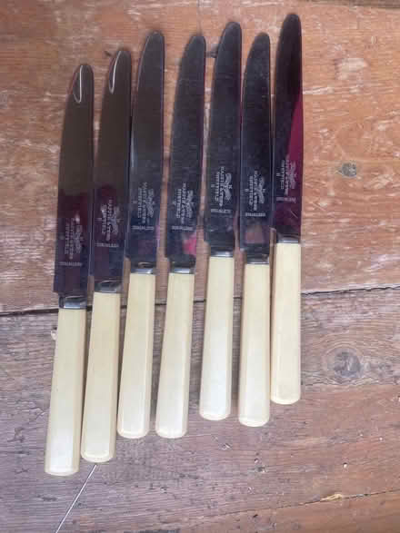 Photo of free Vintage side plate knives (Fairfield LA1) #1