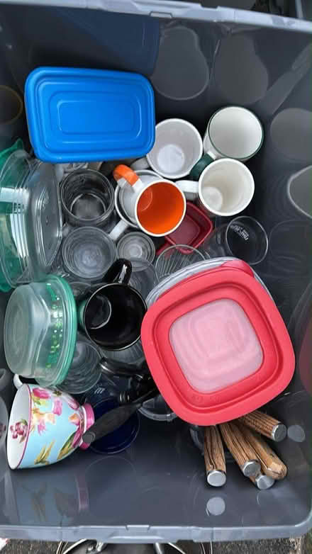 Photo of free Kitchen stuff: mugs, cups, plates… (North Arlington, NJ) #2
